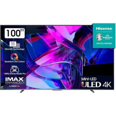 ტელევიზორი 254სმ Hisense 100U7KQ სმარტი