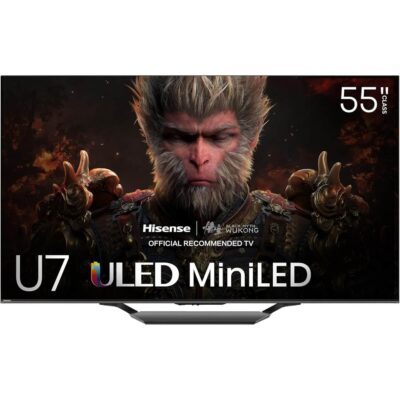 ტელევიზორი 140სმ Hisense 55U7NQ სმარტი ULED Mini LED 4K Ultra HD