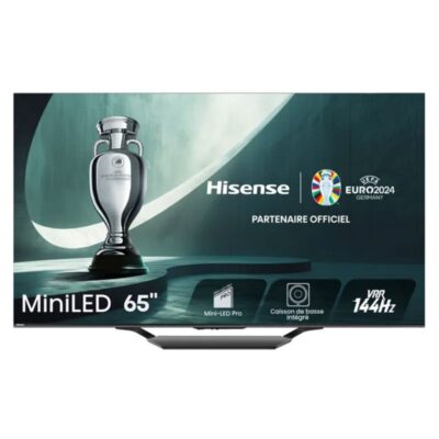 ტელევიზორი 165სმ Hisense 65U7NQ სმარტი 144hz Mini LED 4K Ultra HD