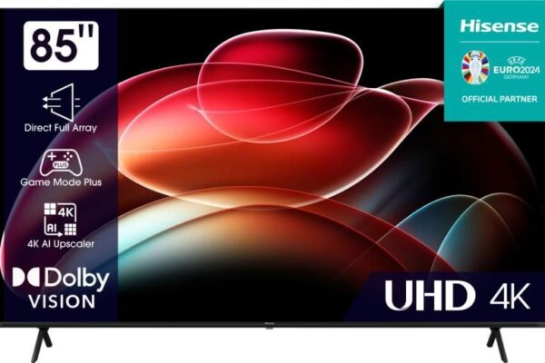 ტელევიზორი 216სმ Hisense 85A6K სმარტი Apple Airplay