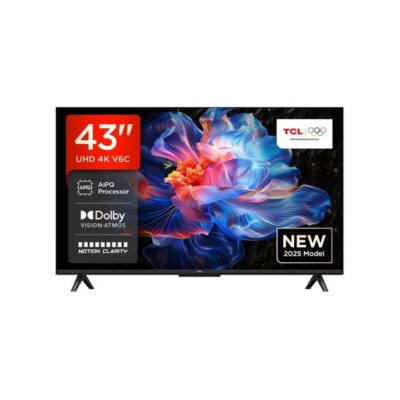 ტელევიზორი 109სმ TCL 43V6C სმარტი 4K ანდროიდი
