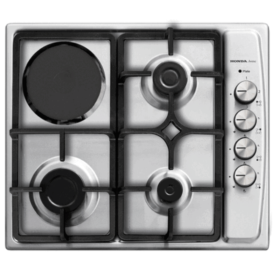 ჩასაშენებელი ქურის ზედაპირი KUMTEL LX-412BF Inox