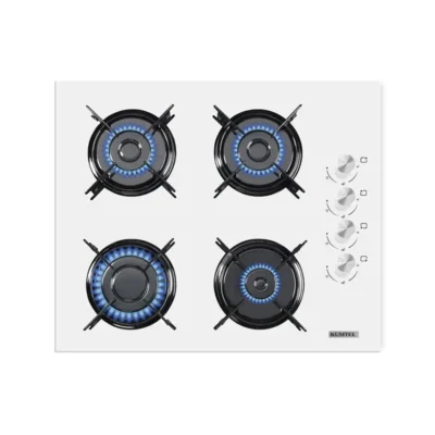 ჩასაშენებელი ქურის ზედაპირი KUMTEL KO-40TAHDF White