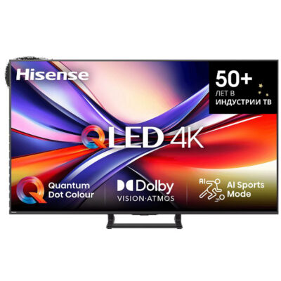ტელევიზორი 140სმ Hisense 55A7Q სმარტი 4K Ultra HD QLED