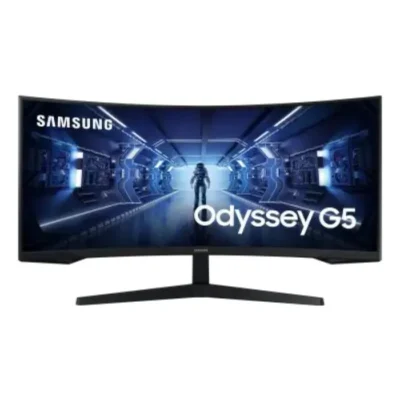 მონიტორი Samsung Odyssey G5 LC34G55TWWIXCI Curved 34″ QHD 3440×1440 VA 1ms 165Hz